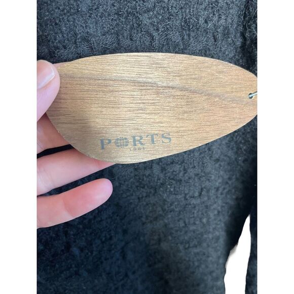 Ports 1961 Wool Blend Logo Plaque Single Breasted Coat - Picture 8 of 12